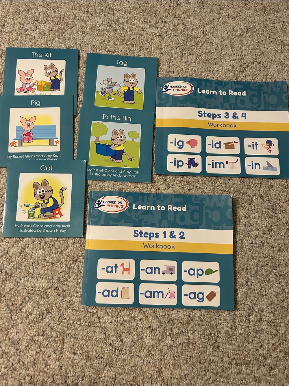 Hooked on Phonics Learn to Read Workbooks and Readers